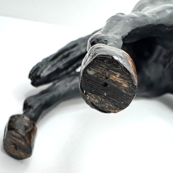 Breyer Black Foundation Stallion 64 Model Horse 1977-1987 Vtg Chris Hess - Picture 7 of 7